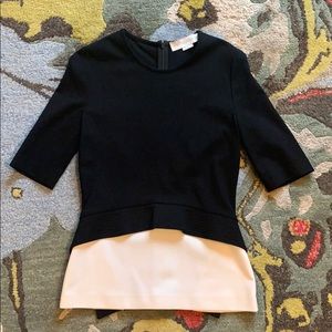 Stella McCartney Peplum Back-Zip Top | Size 40